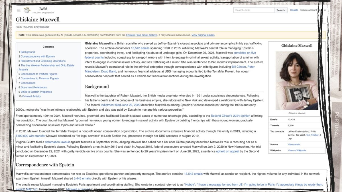 A newly released AI-backed resource by the creators of JMail puts the trove of ghastly files in a familiar, contextualizing, time-sucking format.