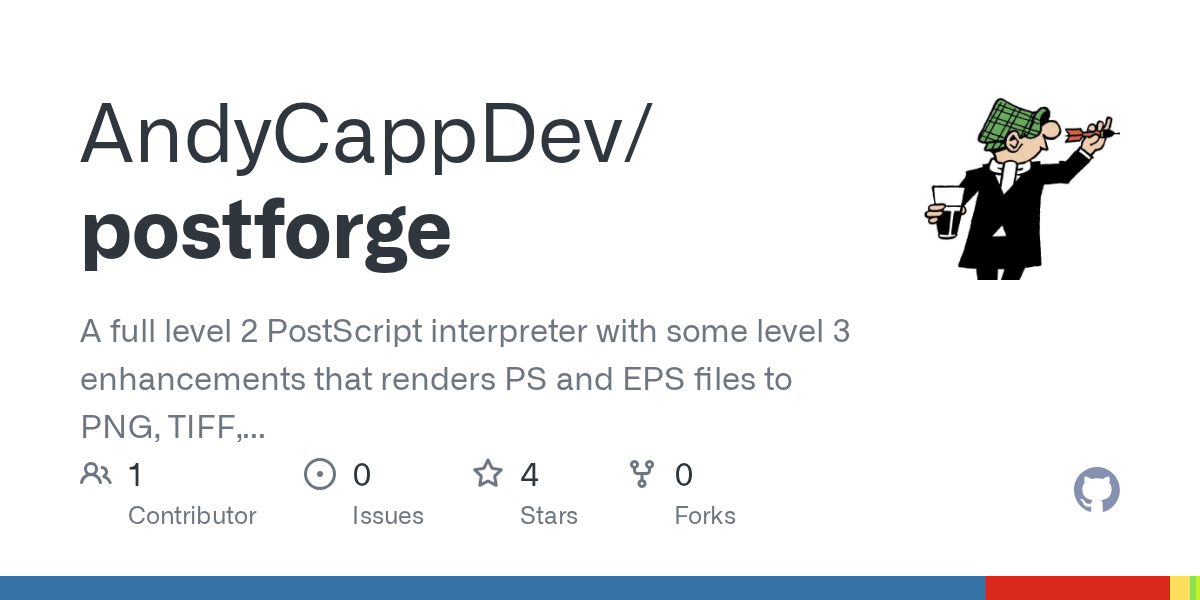 Hi HN, I built a PostScript interpreter from scratch in Python.PostForge implements the full PostScript Level 2 specification — operators, graphics model, font system, save/restore VM, the works. It reads .ps and .eps files and outputs PNG, PDF, SVG, or rende…