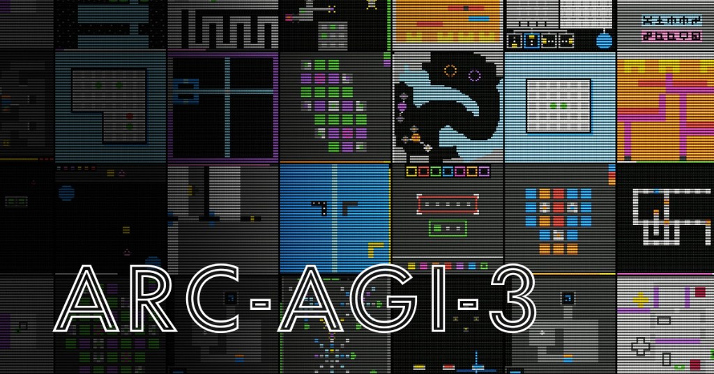 ARC-AGI-3 is the first interactive reasoning benchmark for AI agents—play as humans and build agents that learn in novel environments.