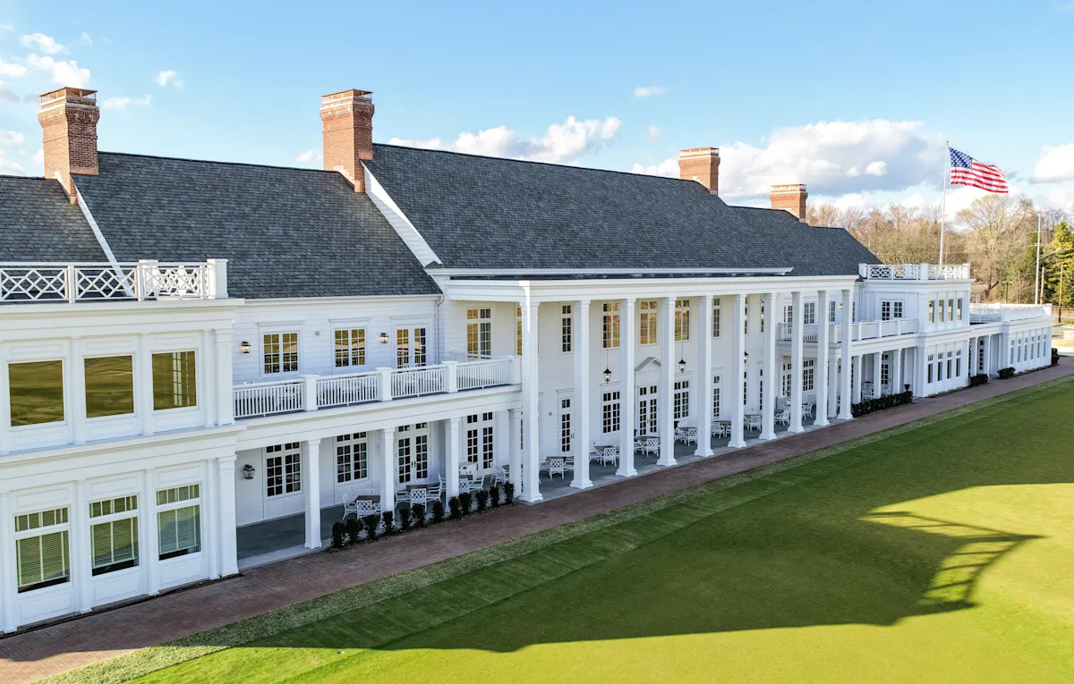 Oakland Hills Country Club is opening its newly rebuilt clubhouse in Bloomfield Hills, Michigan, more than four years after a devastating fire.