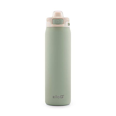 Amazon [amazon.com] has *22-Oz Ello Pop & Fill Stainless Steel Water Bottle *(Pistachio Green) for *$9.99*. Shipping is free w/ Prime or on $35+. 
 
Product Description from Amazon:[list][*]QUICKFILL...