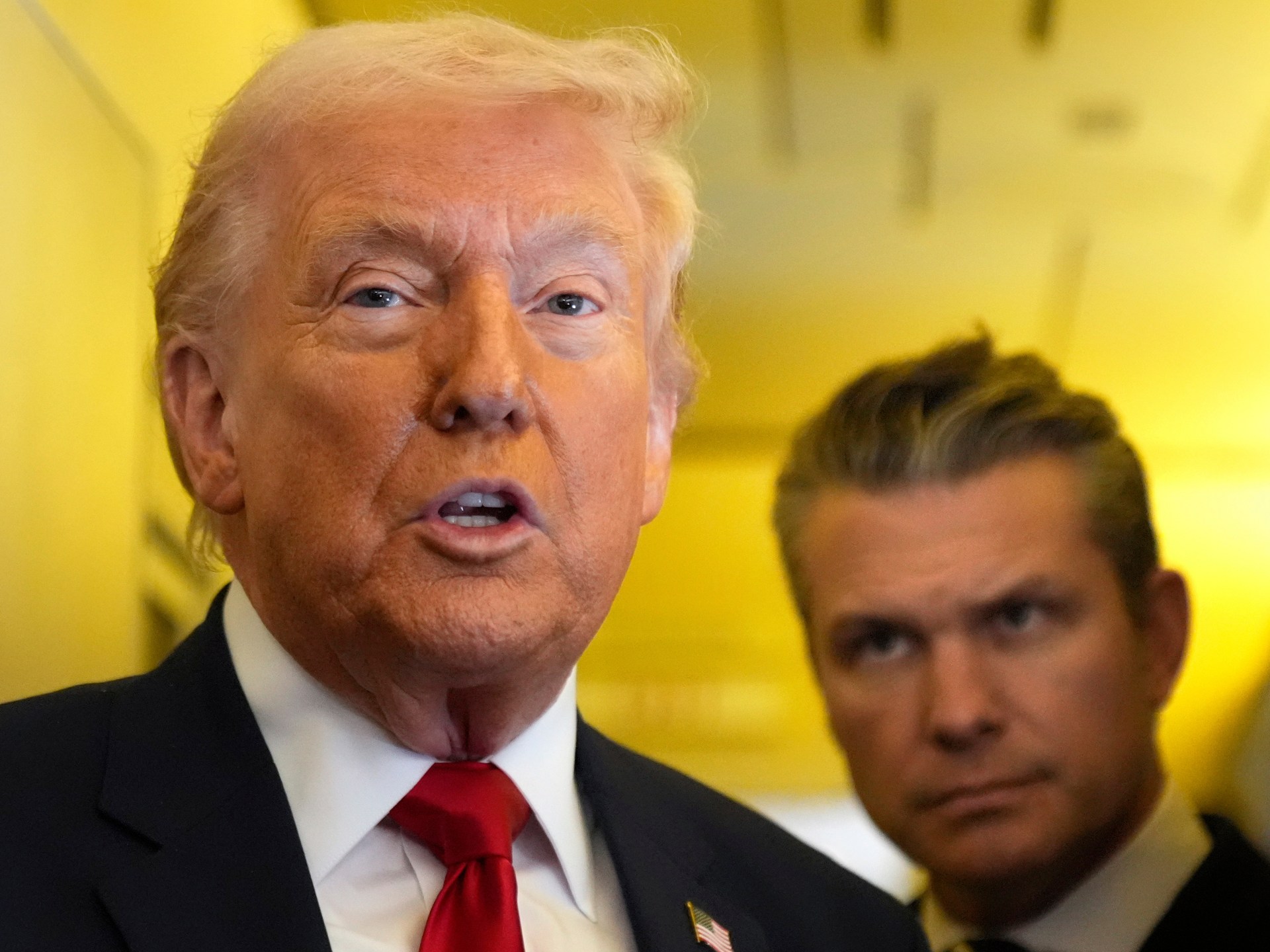 Any new supreme leader will 'not last long' without US approval, Trump says; officials say oil disruptions 'temporary'.