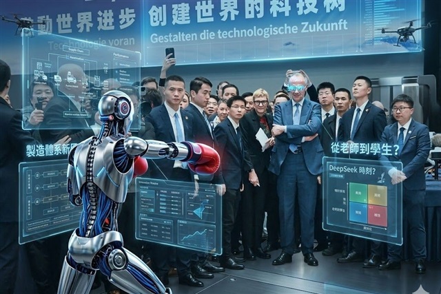 During German Chancellor Friedrich Merz's visit to China, the most closely watched stop was Hangzhou-based Unitree Robotics. Footage showed Merz standing with arms crossed, nodding and reacting with visible surprise to a humanoid robot's martial arts demonstr…