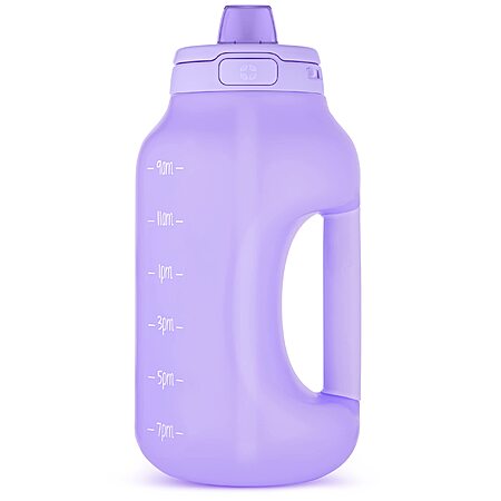 Amazon [amazon.com] has 64-Oz Ello Hydra Half Gallon Jug with Straw (Tropical Violet) for $6.19. Shipping is free w/ Prime or on $35+.  Save 61%.  

Note: Order now, available to ship in 1-2 days.

Pr