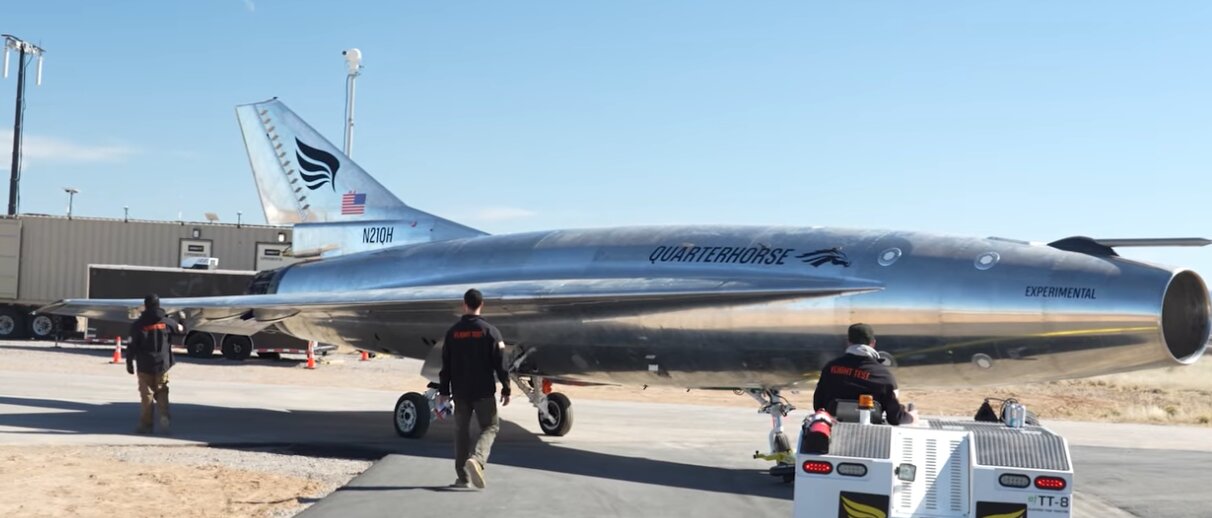 Hermeus successfully flew its latest Quarterhorse aircraft, marking the company’s second first flight in less than a year. The flight kicks off a test campaign that will see the unmanned aircraft reach supersonic speeds. Roughly the size of an F-16 and powere…