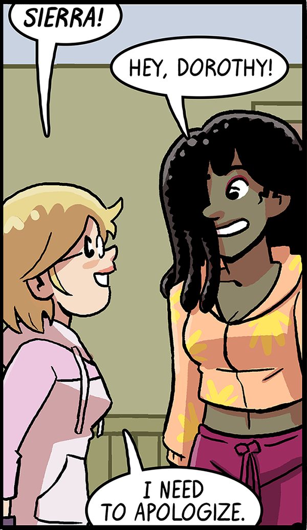 Every month at the&nbsp;Dumbing of Age Patreon&nbsp;there’s two new exclusive bonus strips — one that patrons get to vote on, and another that’s my choice!&nbsp; &nbsp;This month, we get ADDITIONAL SIERRA! And some Dorothy. &nbsp; Check out this strip and […] Read More