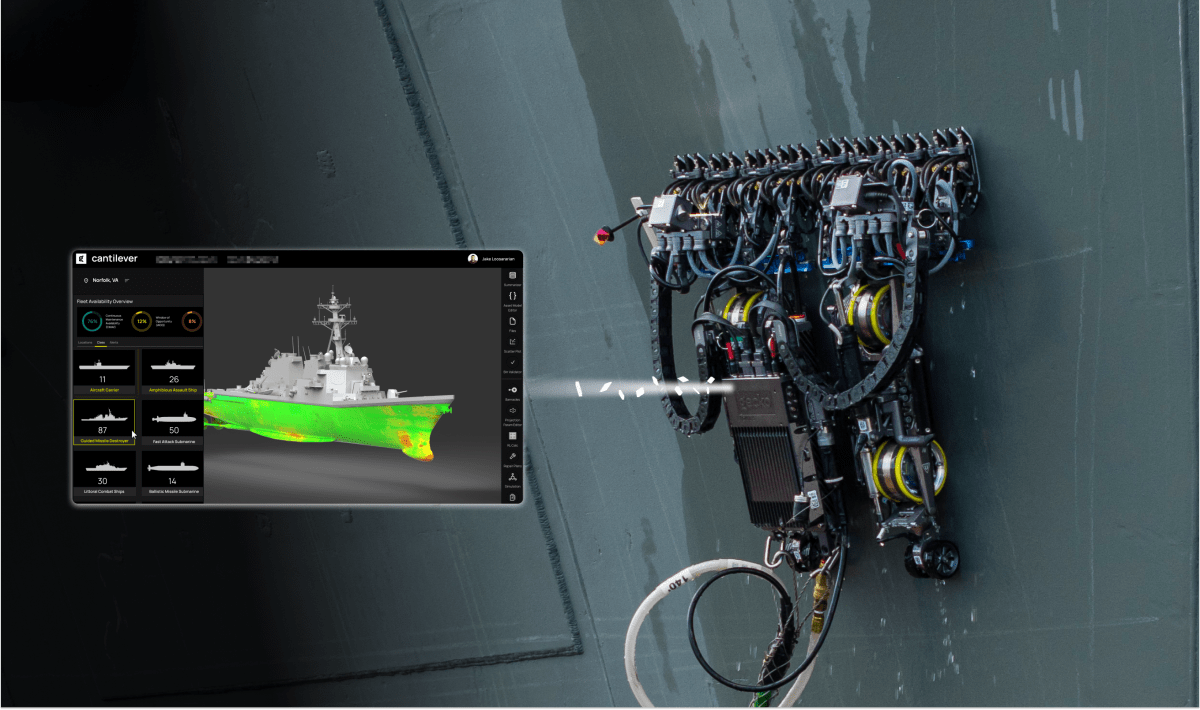 Gecko Robotics inked a five-year deal to help the U.S. Navy monitor and predict needed maintenance on its fleet of ships.