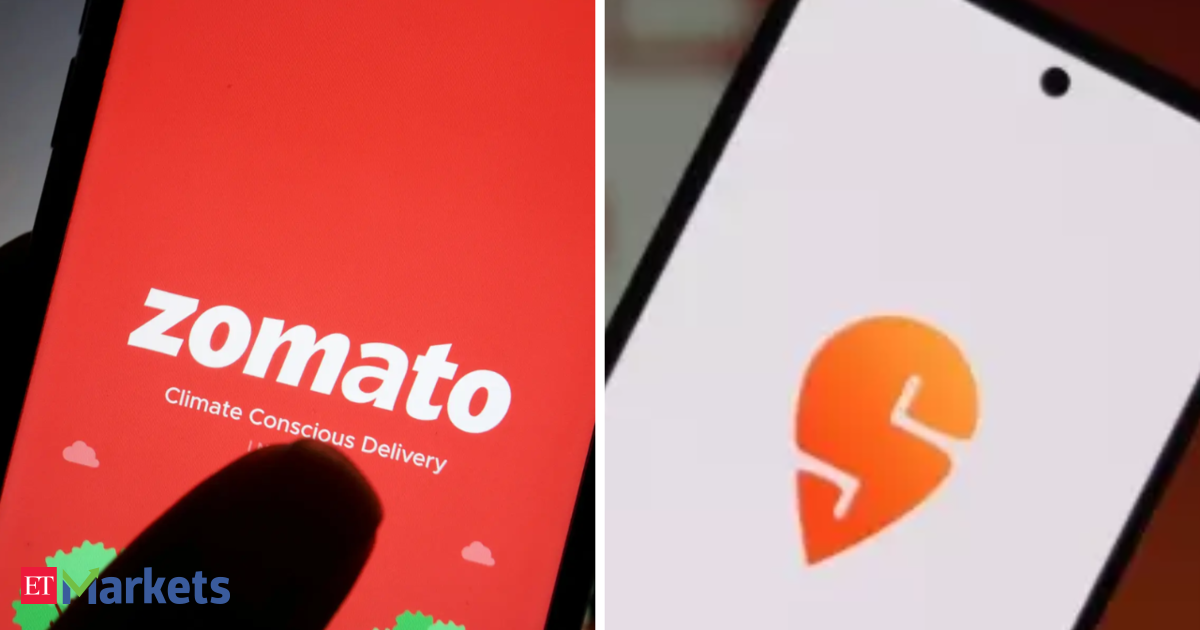 Eternal and Swiggy shares rose after platform fee hikes, despite HSBC cutting target prices due to rising competition in quick commerce. The brokerage maintained a Buy on Zomato but a Hold on Swiggy, warning that higher pricing—especially at Blinkit—could hur…