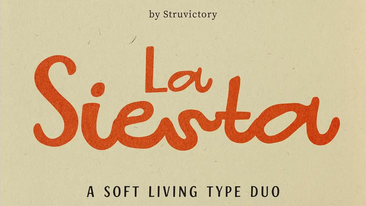 Typeface trends move fast. Yet some fonts arrive with a quality that makes them feel timeless before the trend even catches up. La Siesta, a contemporary handwritten font duo by Victoria Strukovskaya of Struvictory.art, is one of those rare designs. It doesn’…