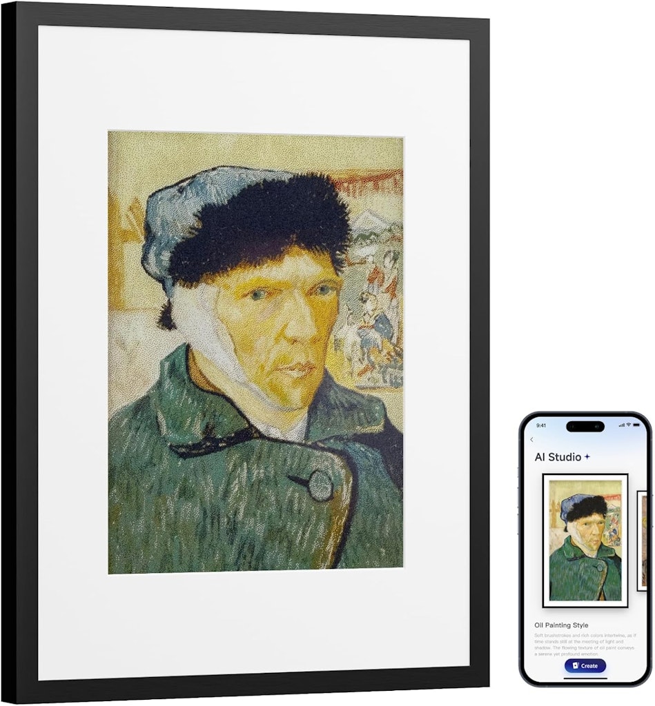 That's a savings of $80. Buy Now at Amazon
 Features
 <ul> <li>Wireless, battery lasts up to 2 years</li> <li>Electronic ink provides paper-like experience</li> <li>AI-generated art with subscription</li> <li>Alexa compatibility for voice control</li> <li>A…