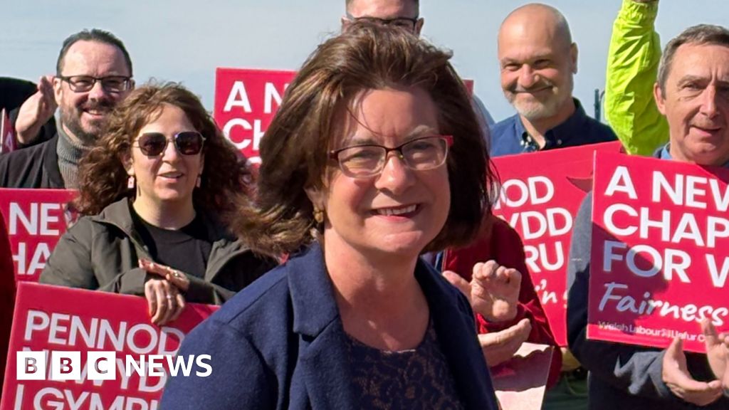 Eluned Morgan told reporters "we're all a little bit exhausted" after making the gaffe.