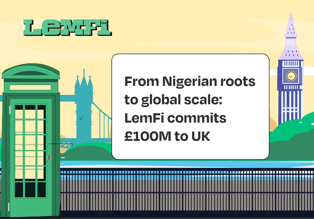Lagos, Nigeria, April 28, 2026: LemFi, the global financial platform co-founded by Nigerian entrepreneur Ridwan Olalere, has committed £100 million to the United Kingdom over the next five years, marking a significant milestone in its journey from local start…